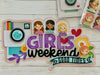 *NEW* Girls Weekend Die Cut Title with Doodle-pop