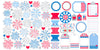 Doodlebug Ephemera Bits & Pieces: 8527 Hometown USA