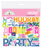 *NEW-PRE ORDER* Doodlebug Ephemera Chit Chat: 9151 Cupcake & Candles