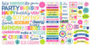 *NEW-PRE ORDER* Doodlebug Ephemera Chit Chat: 9151 Cupcake & Candles