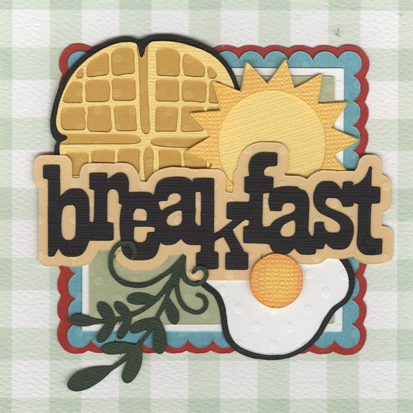 Recipe Cover & Tag: Breakfast