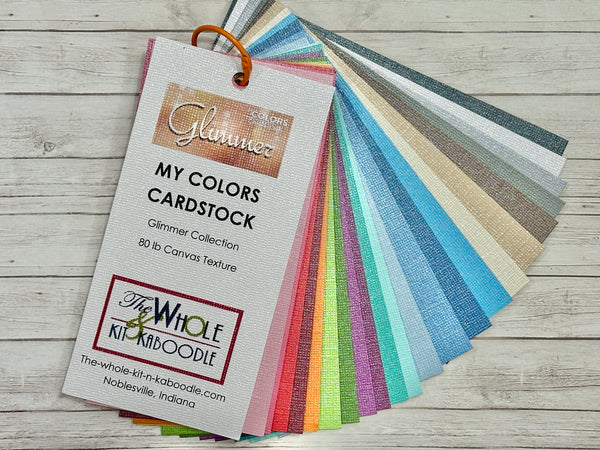 *My Colors Cardstock Swatchbook: Glimmer Collection