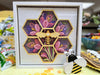 *NEW* Layered Paper Art Kit: "Queen of the Hive" Bee and Flowers