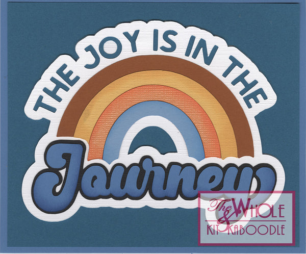 **Kit Club Exclusive* EXTRA "The Joy is in the Journey" Die Cut Title