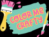 Color Me Crafty CropTacular Tshirt: Round Neck Front and Back Logo