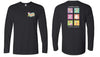 Color Me Crafty CropTacular Tshirt: Long-sleeved Front and Back Logo