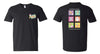 Color Me Crafty CropTacular Tshirt: V-Neck Front and Back Logo