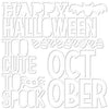 Bella Blvd Cut-outs: BB3326 Happy Halloween