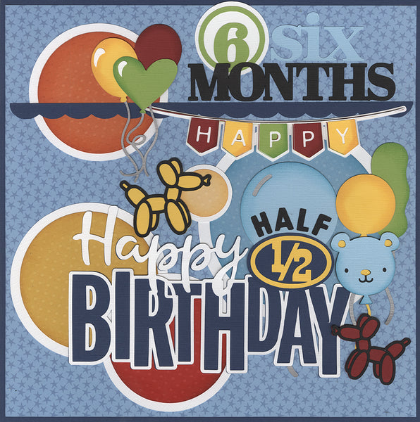 Diecuts: Baby Boy 6 Months