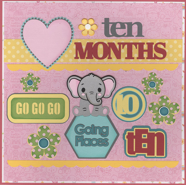 Diecuts: Baby Girl 10 Months