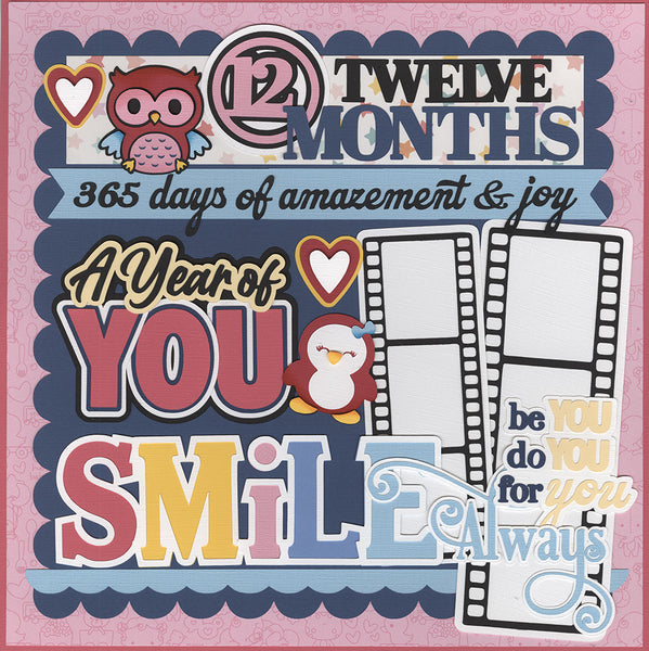Diecuts: Baby Girl 12 Months