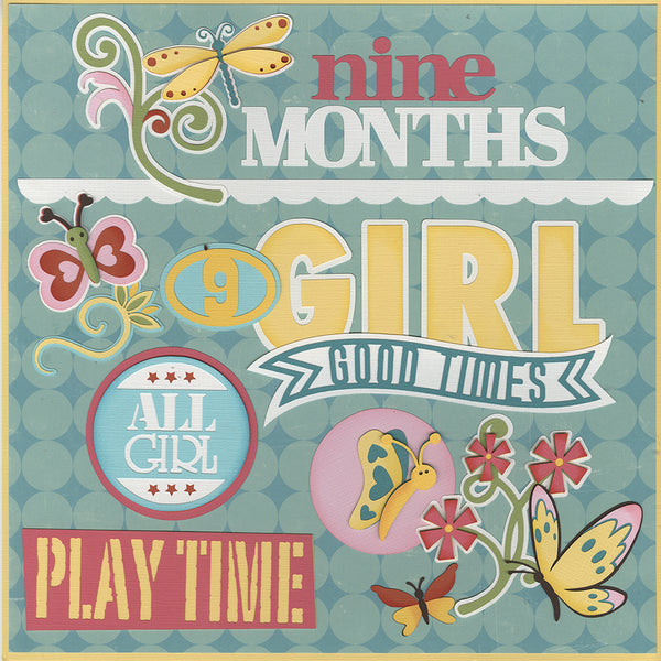Diecuts: Baby Girl 9 Months