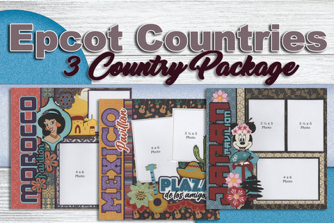 **NEW* Epcot Countries Series Collection: Japan, Mexico, Morocco