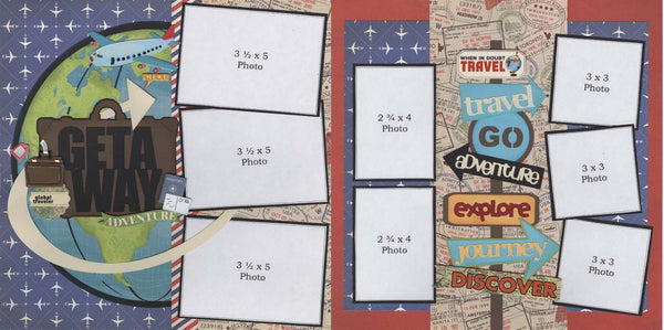 Die Cut Images Only Vault Sale: Getaway Adventure (ship Oct)