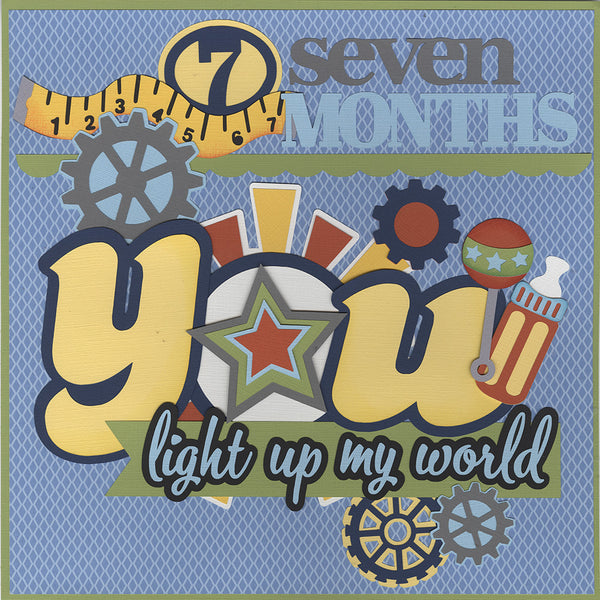 Diecuts: Baby Boy 7 Months