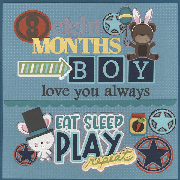 Diecuts: Baby Boy 8 Months