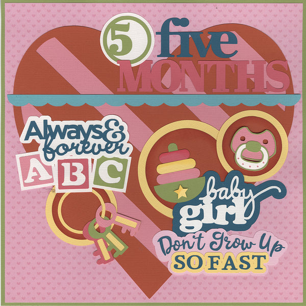 Diecuts: Baby Girl 5 Months