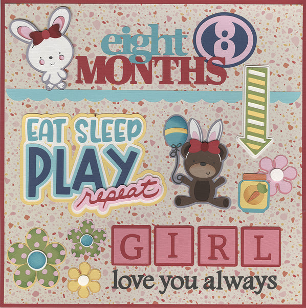 Diecuts: Baby Girl 8 Months