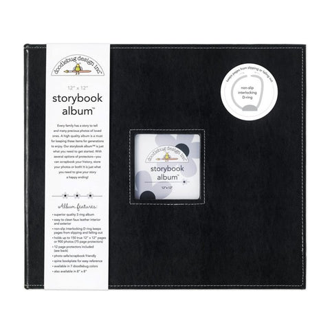 12x12 Doodlebug Album: Beetle Black