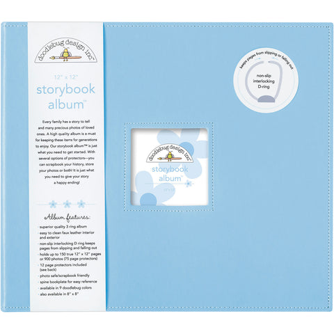 12x12 Doodlebug Album: Bubble Blue