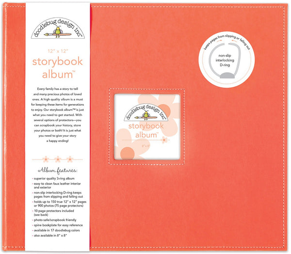 12x12 Doodlebug Album: Coral