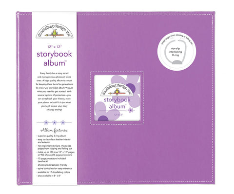 12x12 Doodlebug Album: Lilac