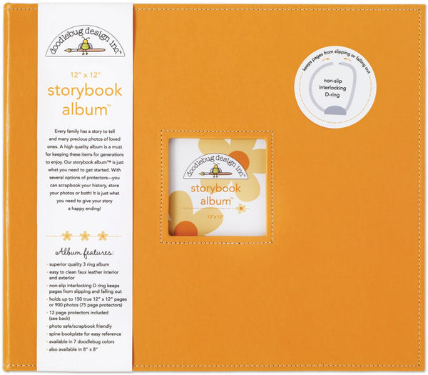 12x12 Doodlebug Album: Tangerine