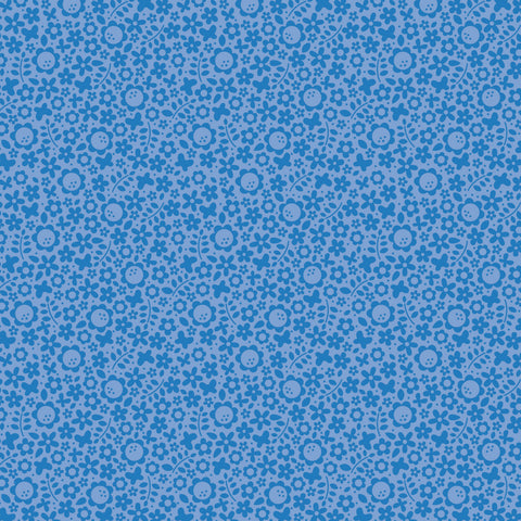 Doodlebug Daydream Spot Glitter Cardstock: 1924 Blue Jean (25-Sheet Pack)