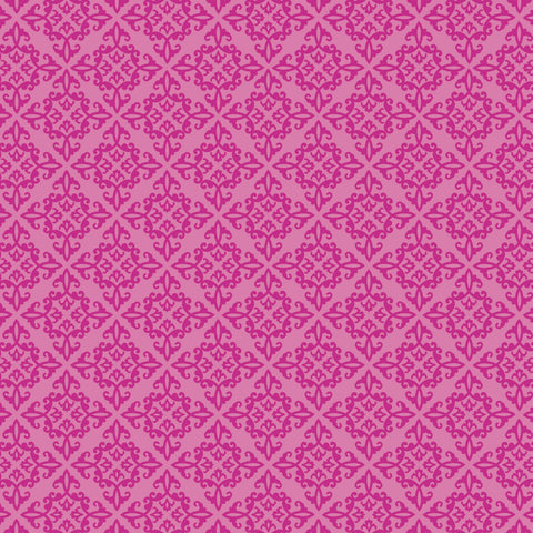 Doodlebug Chenille Spot Flocked Cardstock: 1930 Bubblegum (25-Sheet Pack)