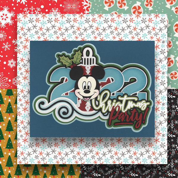 2022 Disney Christmas Diecut & Pattern Paper