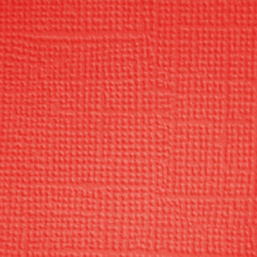 Doodlebug Textured Cardstock: 3375 Ladybug (Single Sheet)