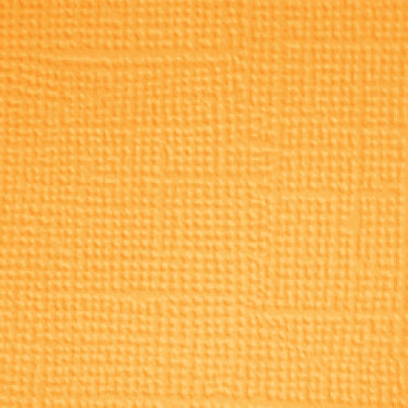 Doodlebug Textured Cardstock: 3378 Marigold (Single Sheet)