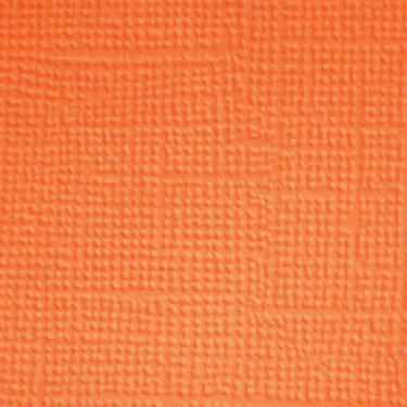 Doodlebug Textured Cardstock: 3380 Mandarin (25-Sheet Pack)