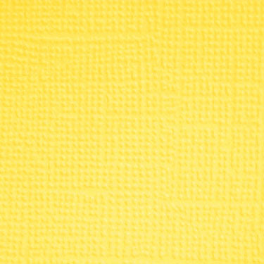 Doodlebug Textured Cardstock: 3382 Lemon (25-Sheet Pack)