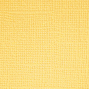 Doodlebug Textured Cardstock: 3383 Sunshine (Single Sheet)