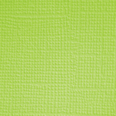 Doodlebug Textured Cardstock: 3387 Limeade (Single Sheet)