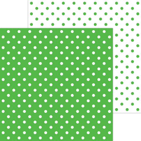 Doodlebug Petite Prints: 5064 Swiss Dot Grasshopper (Single Sheet)