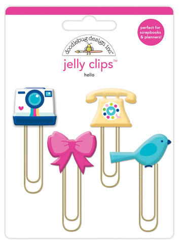 Doodlebug Jelly Clips: 5897 Hello