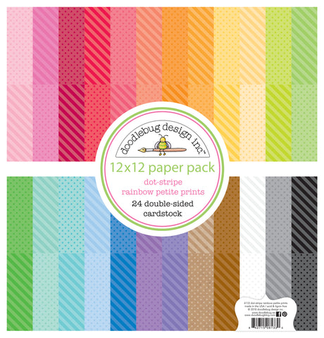 *Doodlebug Petite Prints: 6133 Dot-Stripe Collection Pack