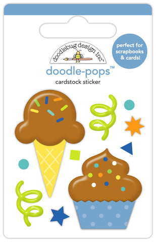 Doodlebug Doodle-Pop: 6641 Cake & Ice Cream