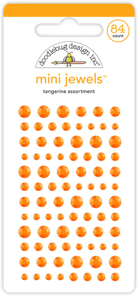 Doodlebug Mini Jewels: 6717 Tangerine Assortment