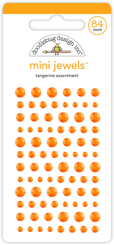 Doodlebug Mini Jewels: 6717 Tangerine Assortment