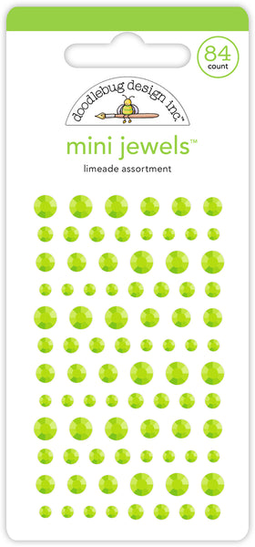 Doodlebug Mini Jewels: 6719 Limeade Assortment