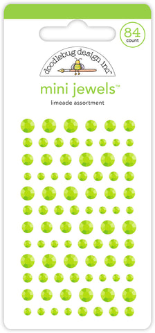 Doodlebug Mini Jewels: 6719 Limeade Assortment
