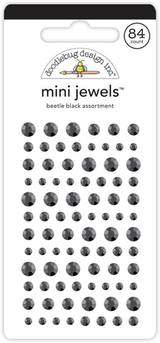 Doodlebug Mini Jewels: 6725 Beetle Black Assortment
