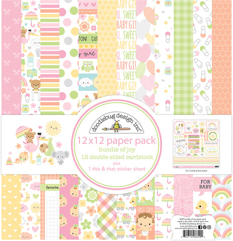 Doodlebug Pattern Paper Collection: 6849 Bundle of Joy