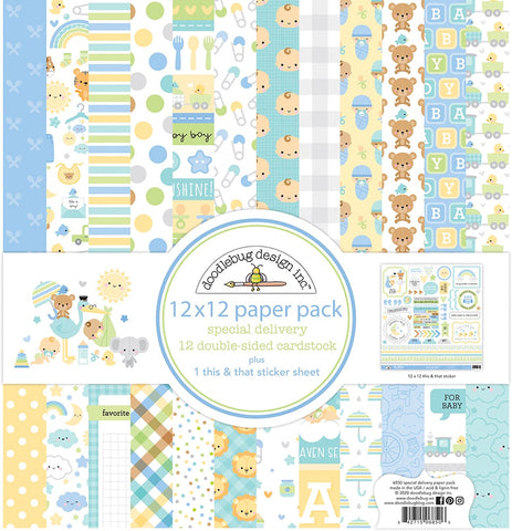Doodlebug Pattern Paper Collection: 6850 Special Delivery