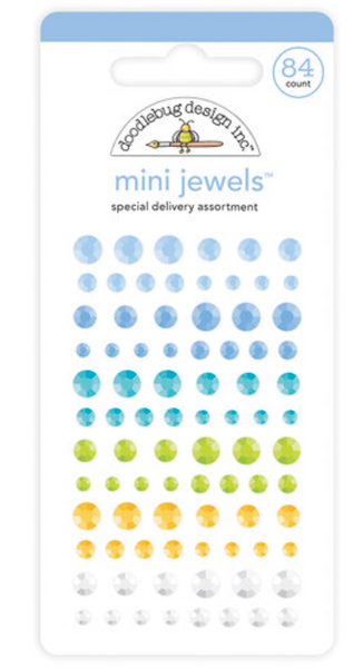 Doodlebug Mini Jewels: 6917 Special Delivery Assortment