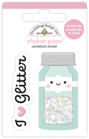 Doodlebug Doodle-Pop: 7254 Glitter Jar Shaker