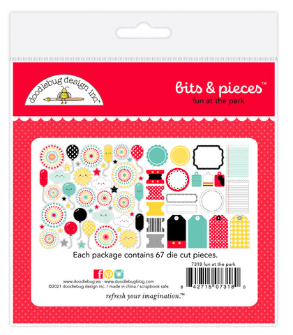 Doodlebug Ephemera Bits & Pieces: 7318 Fun at the Park